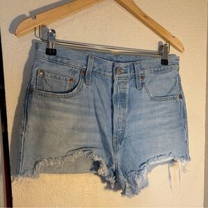 Levi 501 High Rise Cutoff Shorts